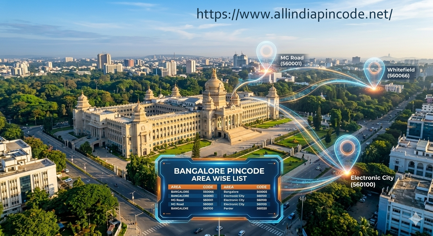 Gollahalli Pin Code Bangalore Pincode List – Bengaluru Area Wise Postal Codes