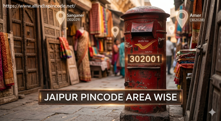 Jaipur postal code list Rajasthan
