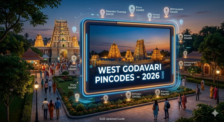 West Godavari district PIN code map